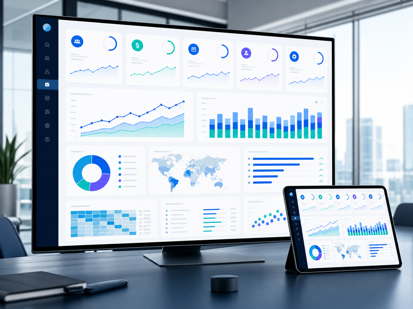 DeployDash analytics dashboard for business reporting